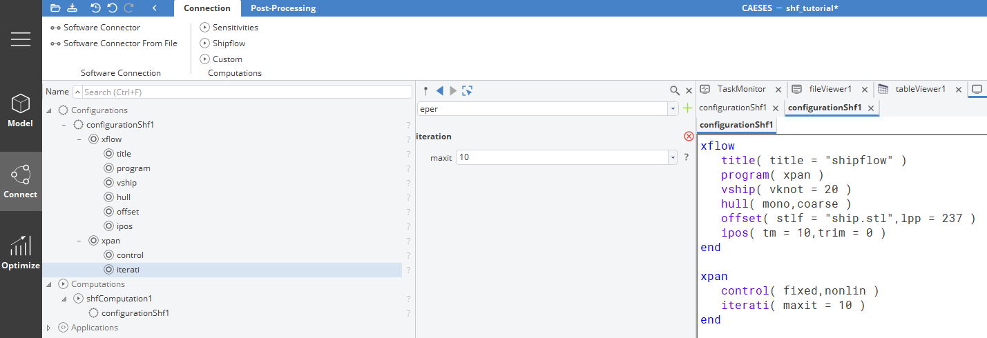 Shipflow setup