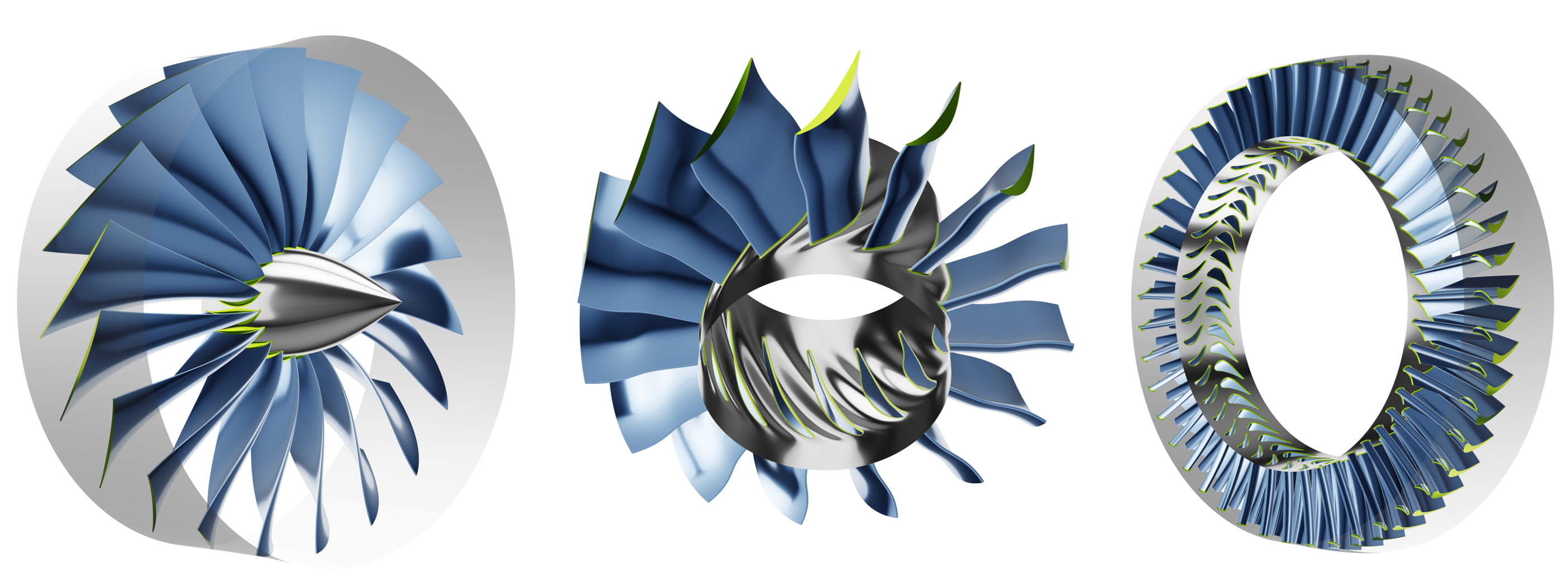 axial turbomachines