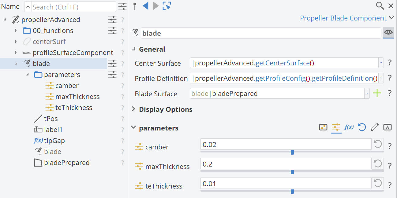 Scope Structure of Blade Component &amp; GUI