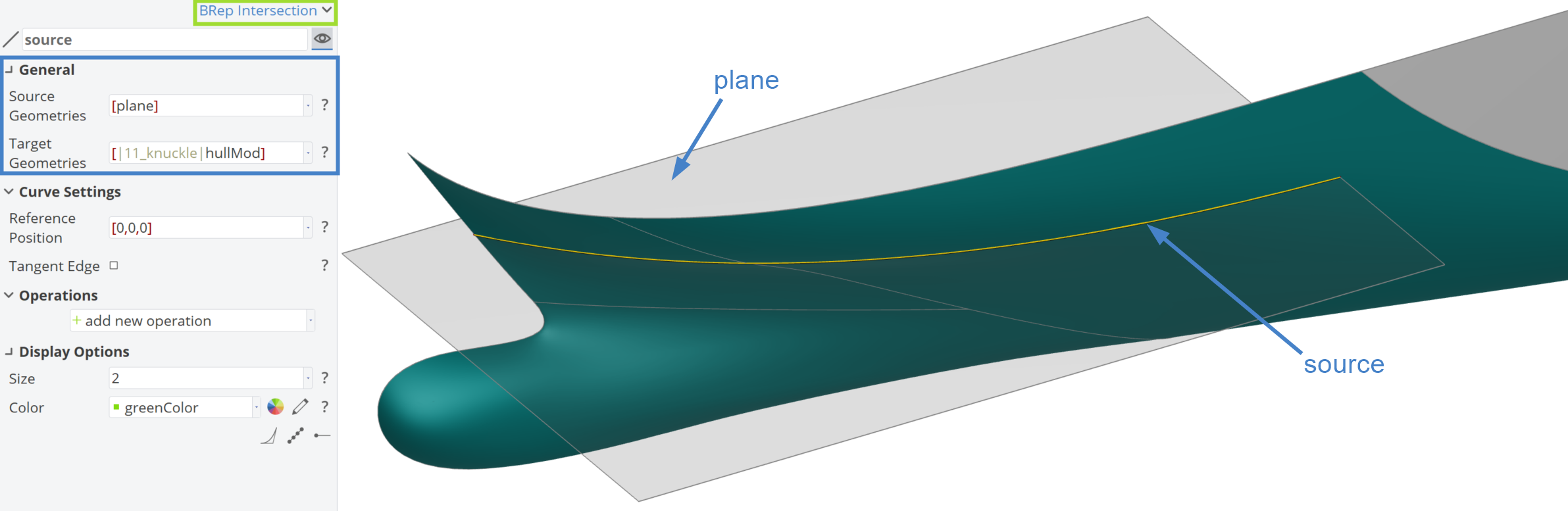 Define Source Curve Define Source Curve