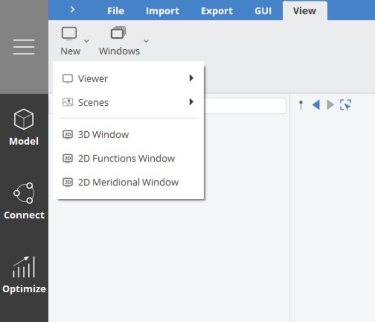 Create new Viewer or 3D Windows !new widgets
