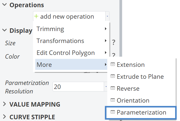 Change Parameterization in CAESES as an Operation