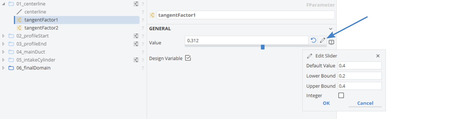 !Design Variable Bounds