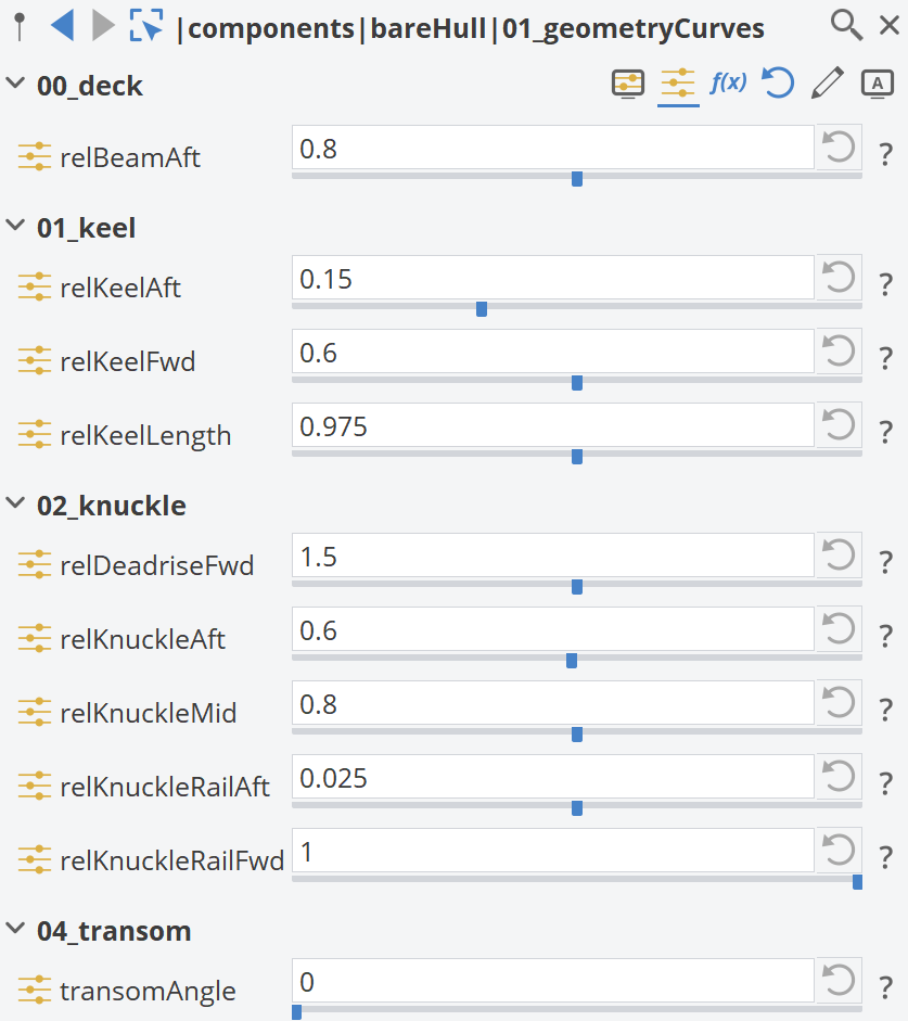 Design Variables Design Variables