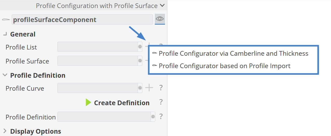 Different Profiles GUI