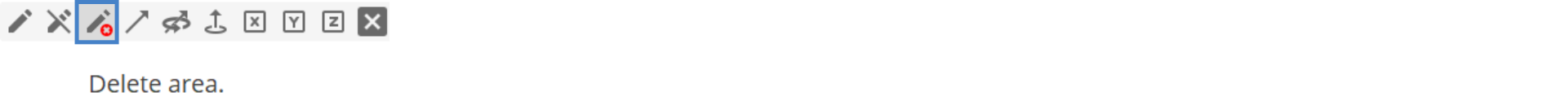 !delete area
