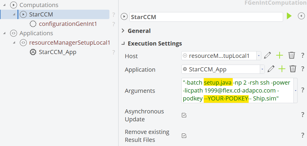 execution-settings