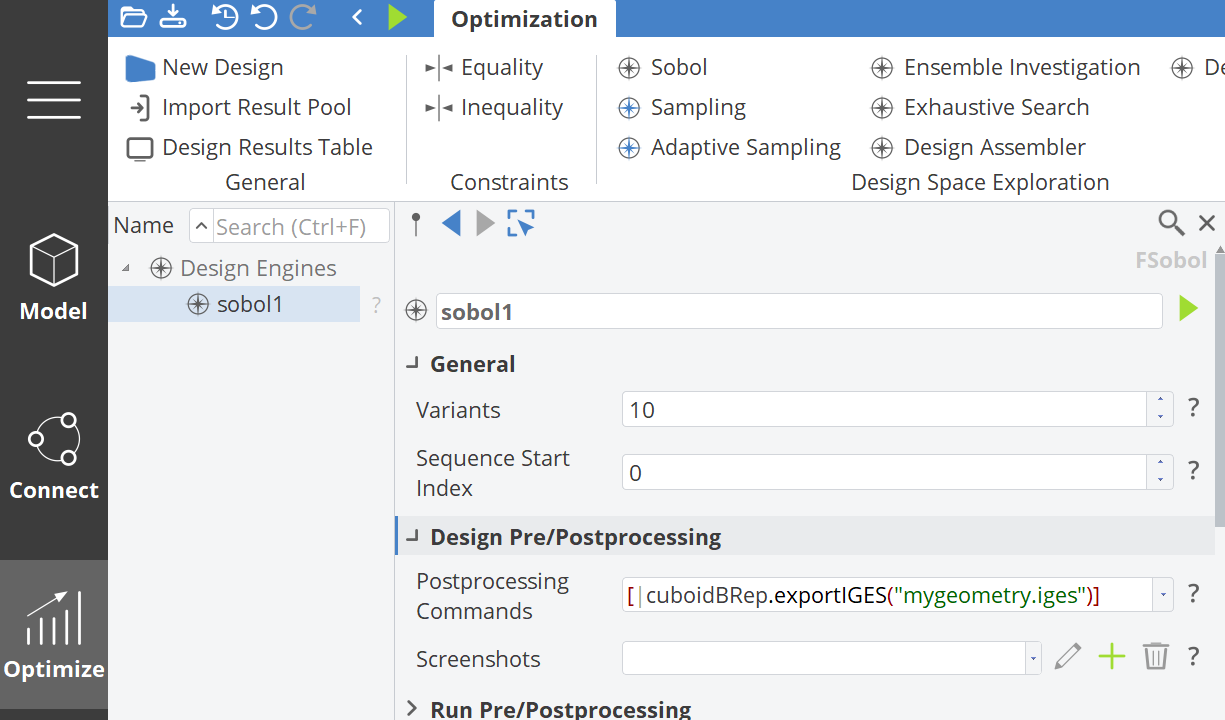 design post-processing