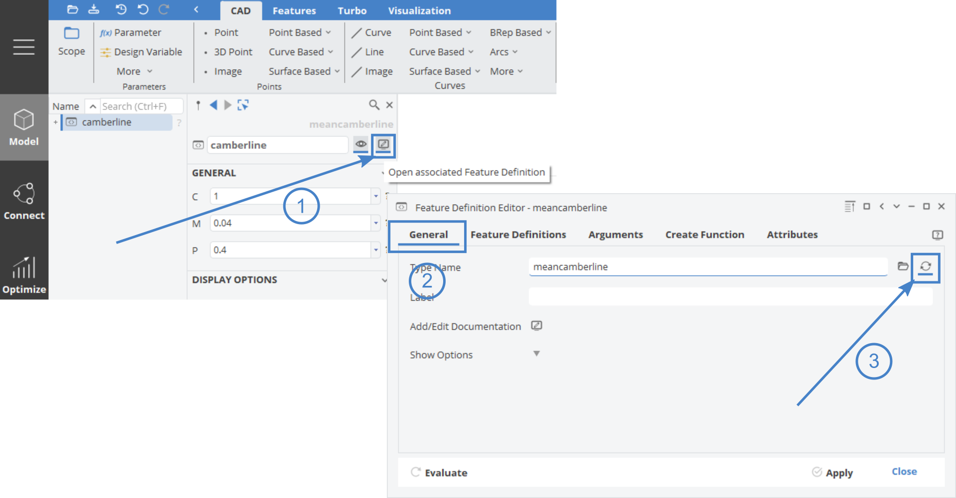 Export Feature Definition for recurring usage !export