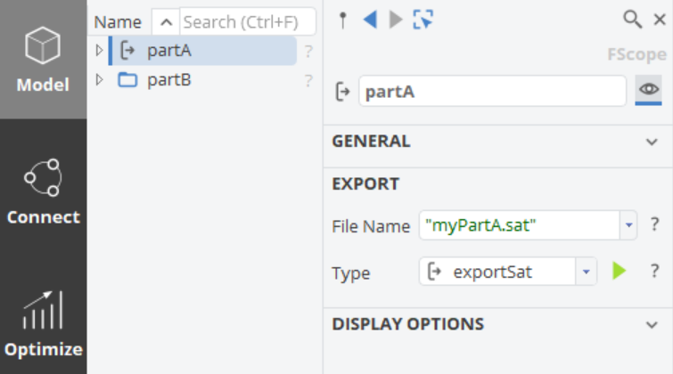 Export icon for scopes with export settings !Scope Export