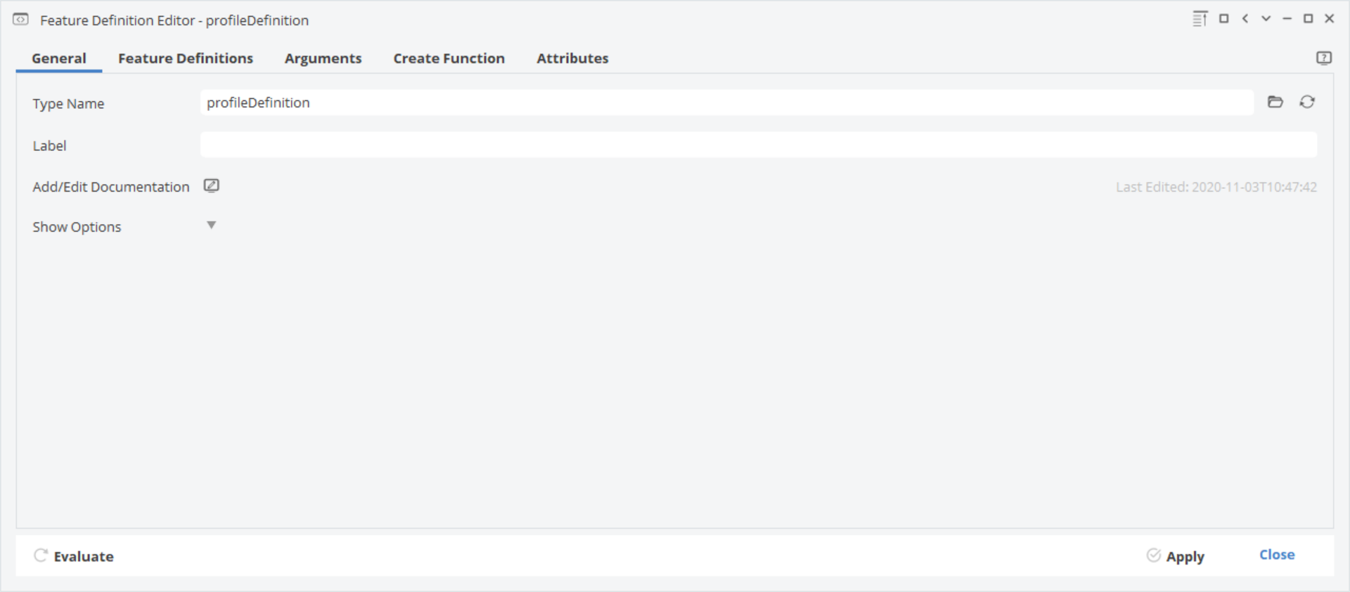 !Feature Definition Name