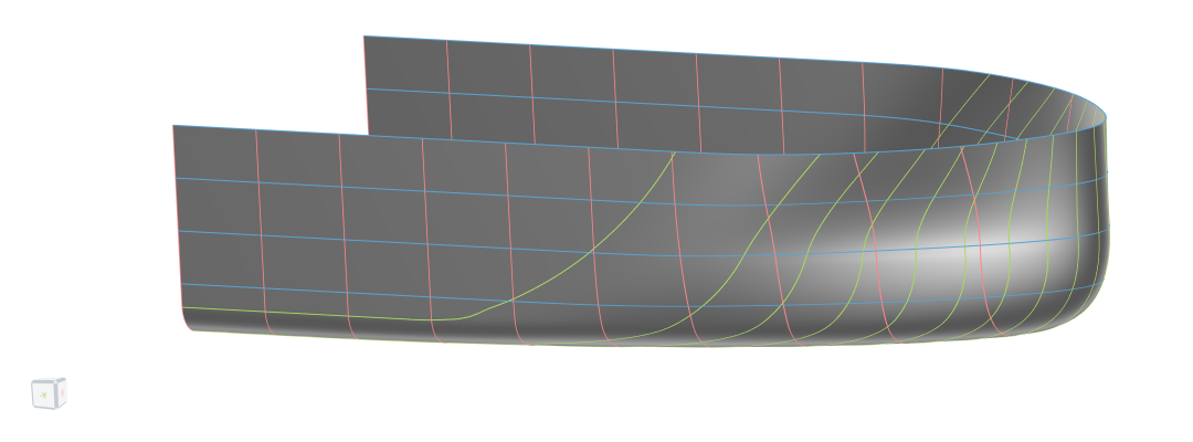 Waterline-based foreship component Waterline-based Foreship - BRep