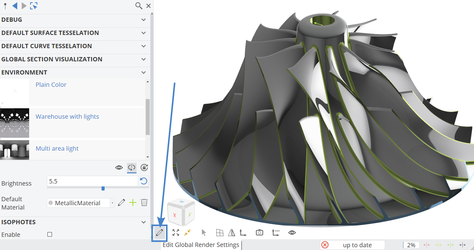 !Render Settings
