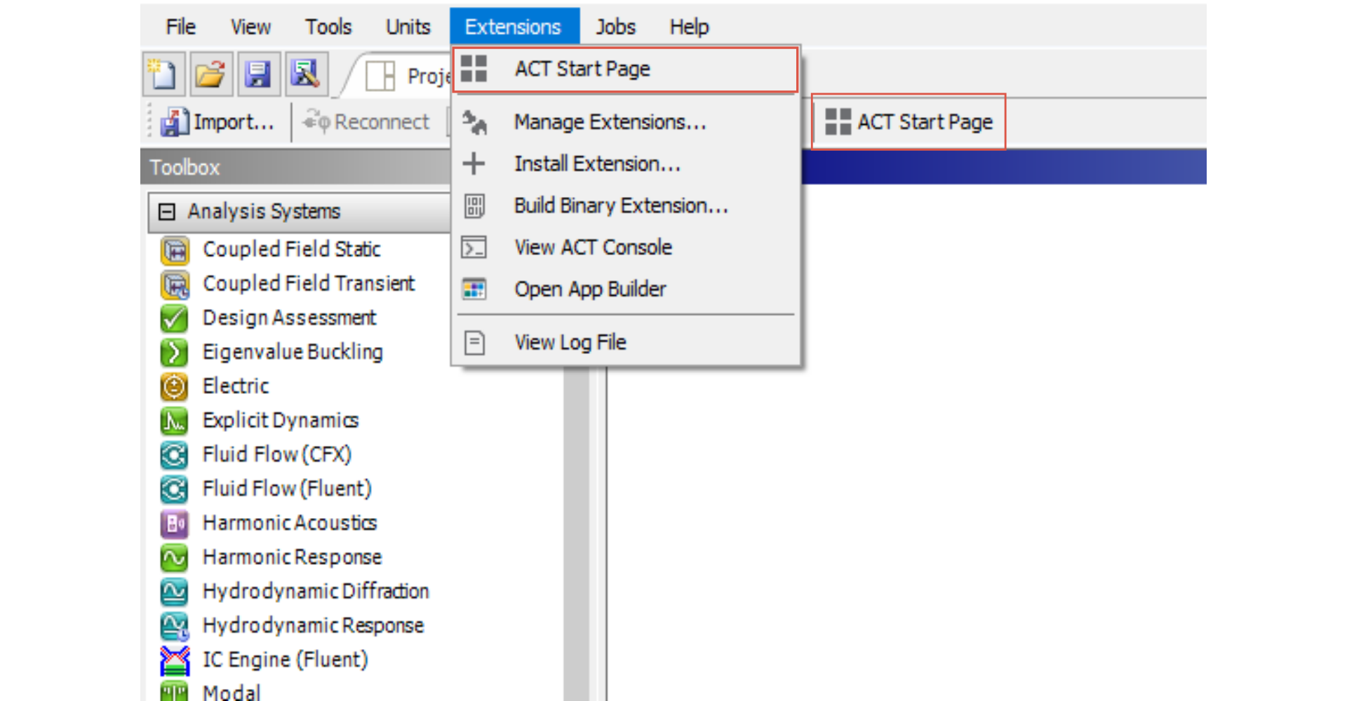 Go to ACT Start Page !Install