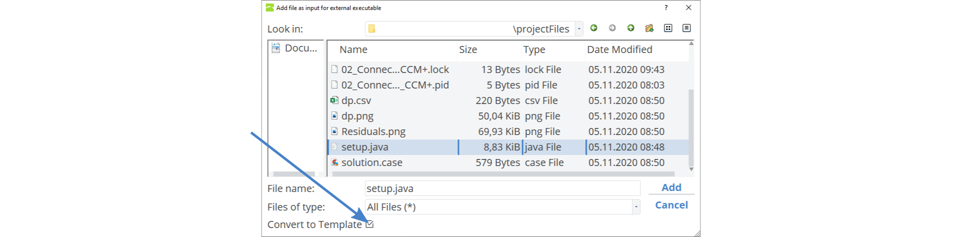 !Input Files