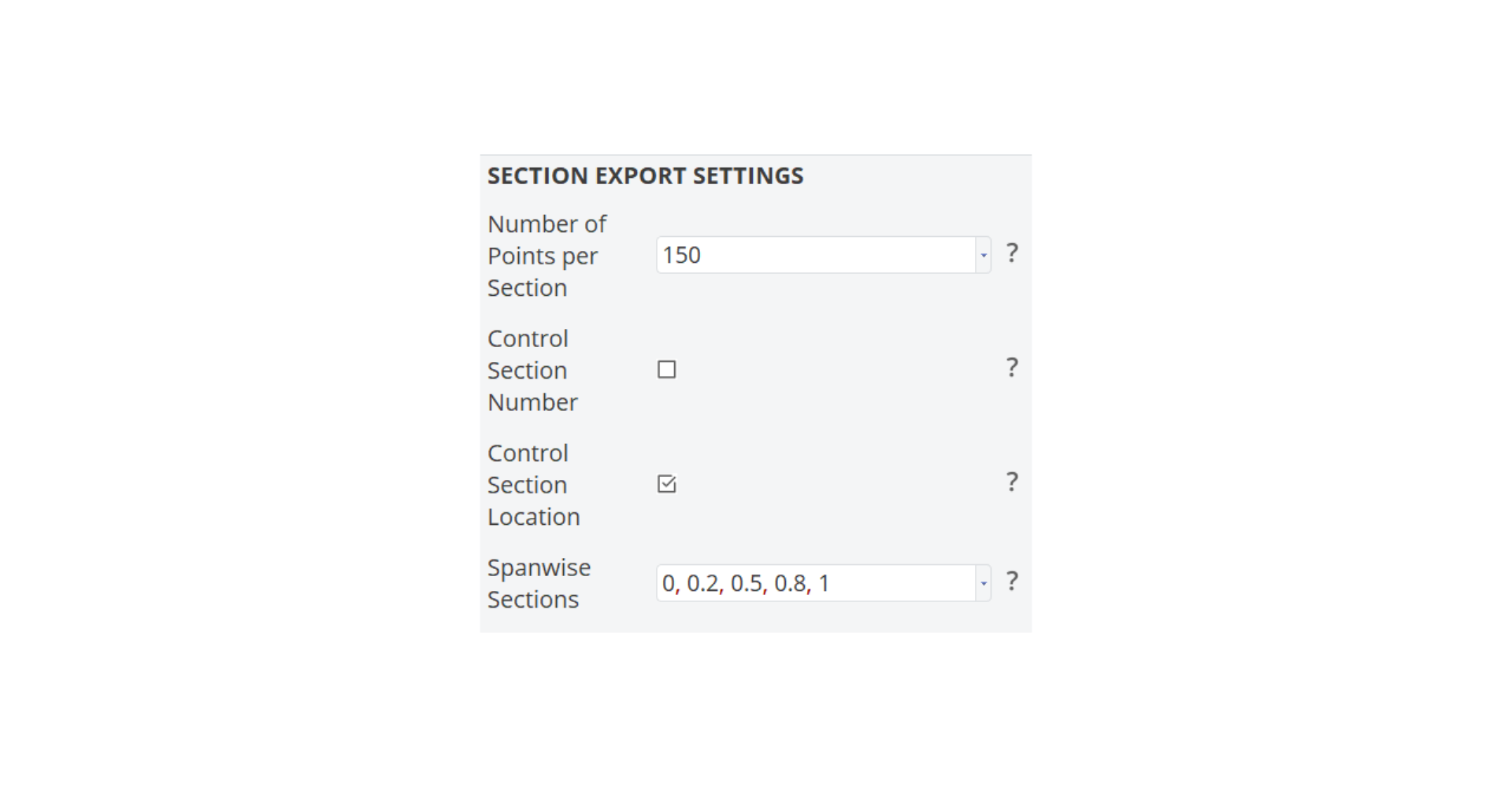 Define Section Locations !Section
