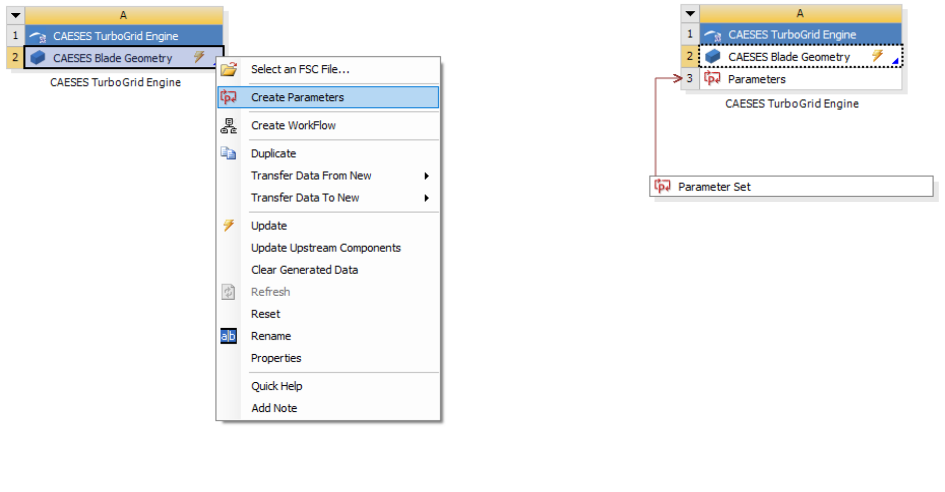 Create Parameters !Parameters