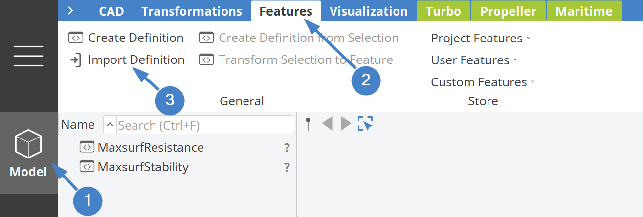 Import Features