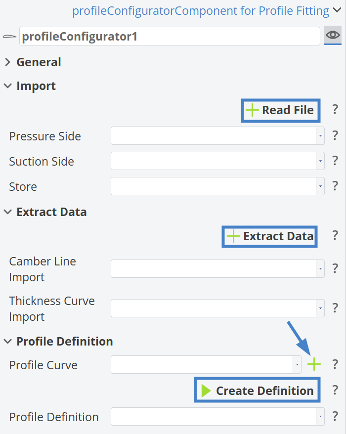 Import Profiles GUI