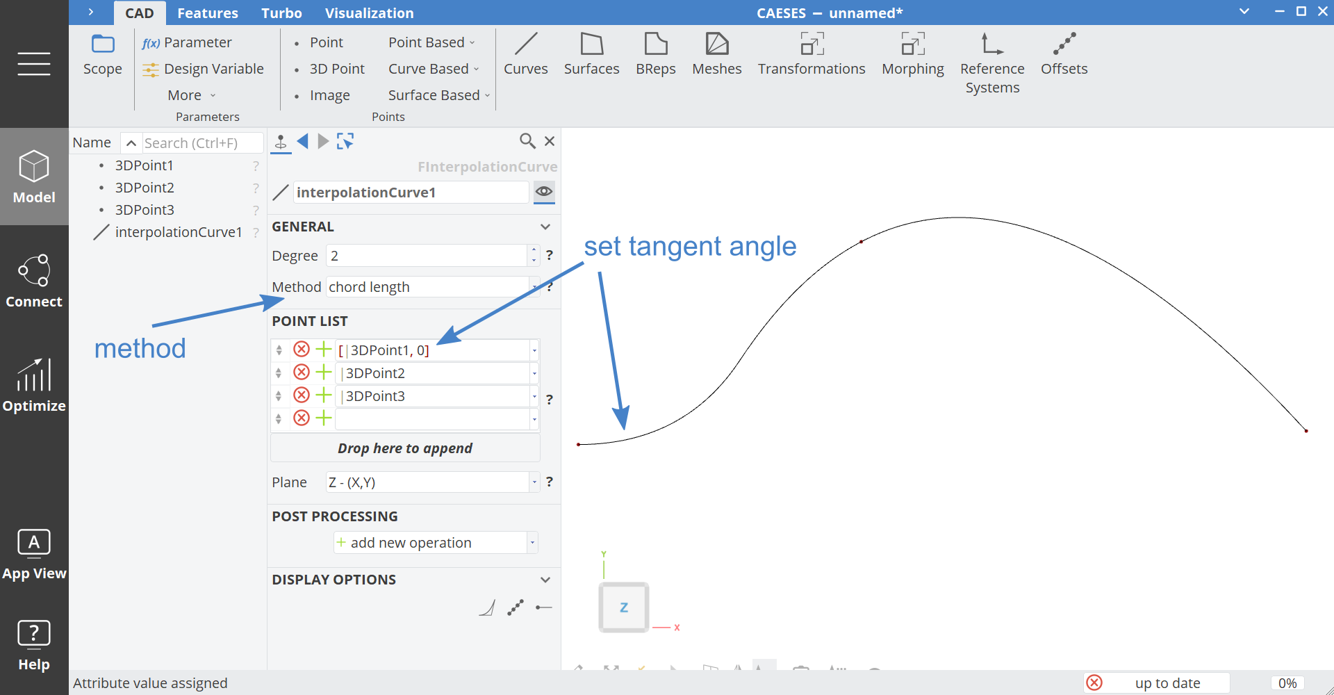!Interpolation Curve