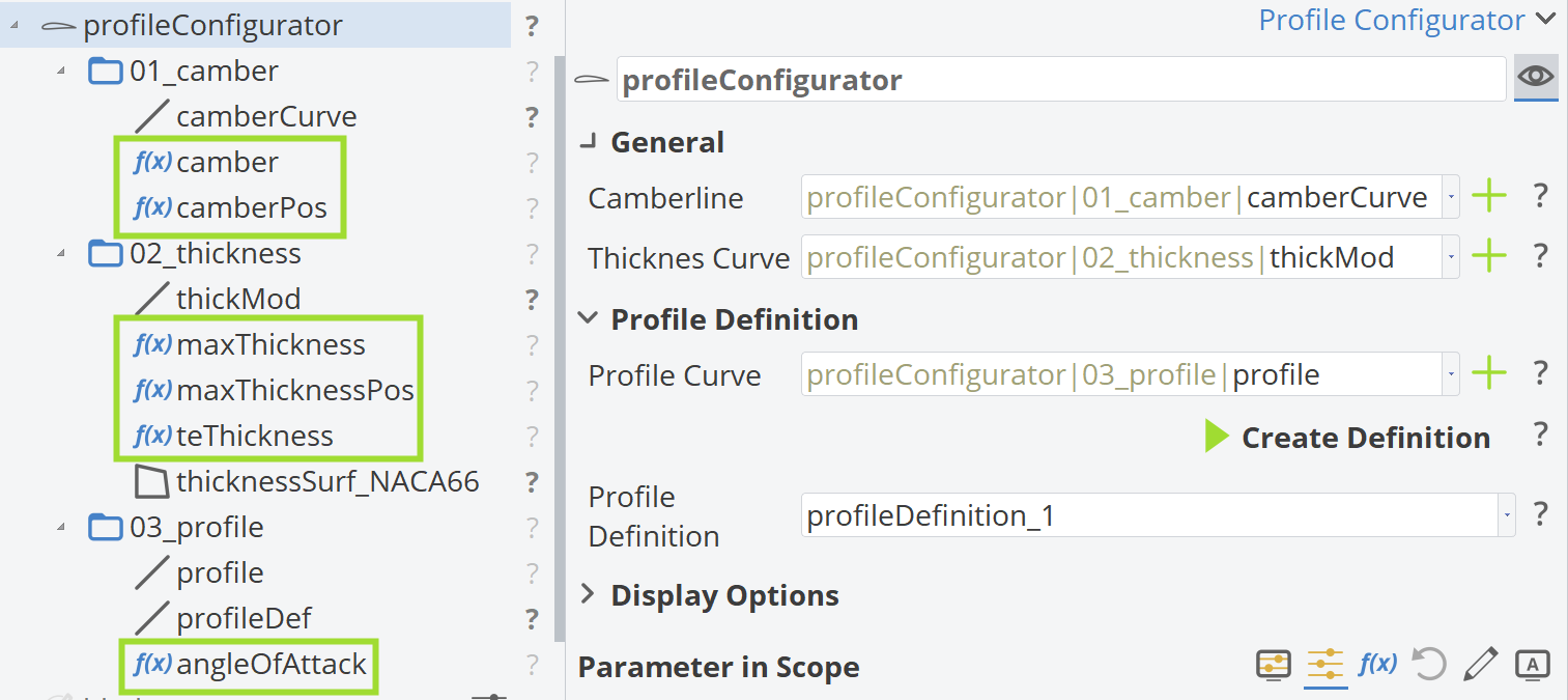 Profile Configurator GUI