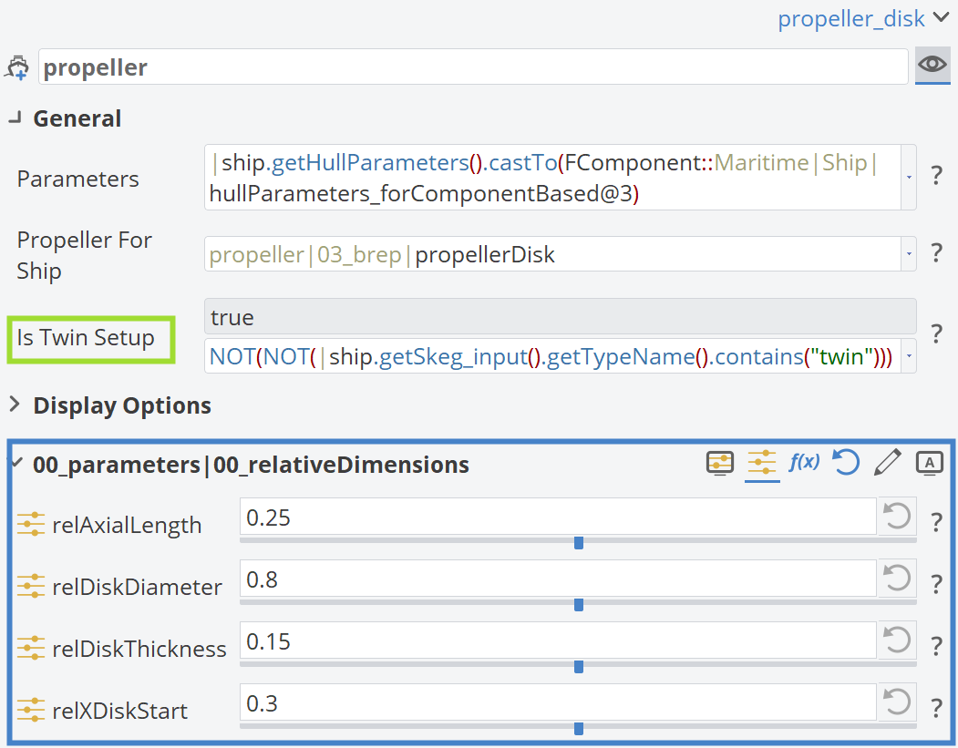 Propeller Disk GUI