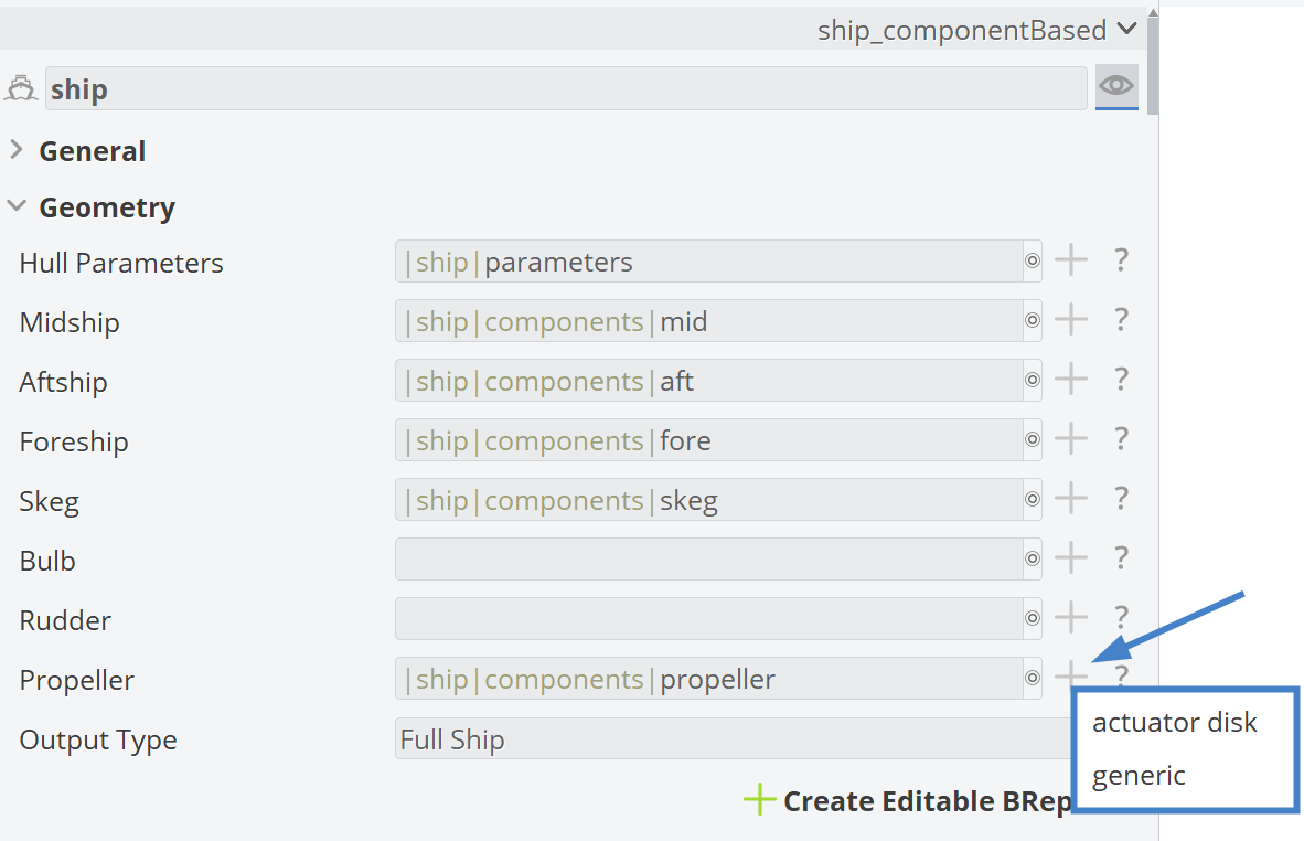 Propeller Options
