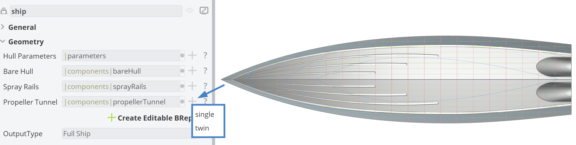 Propeller Tunnel Generation