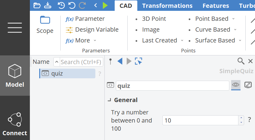 !quiz feature