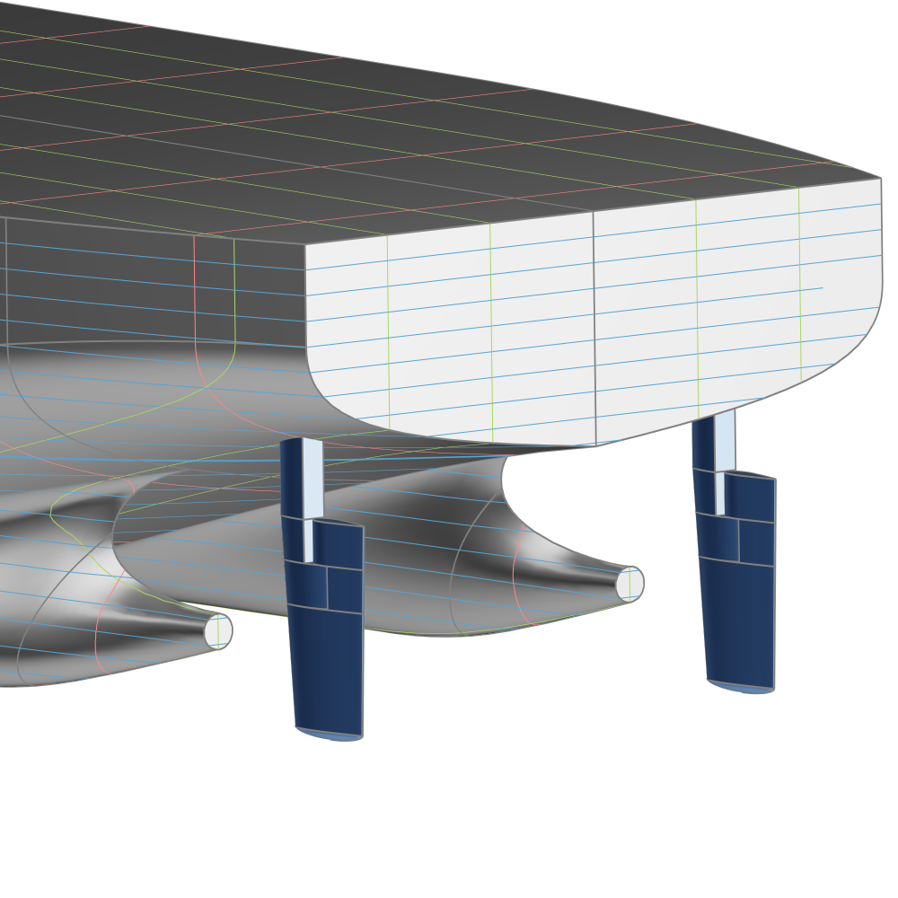 Ship with Rudder Ship with Rudder