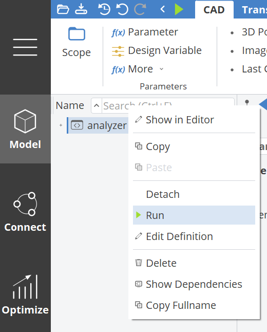 Run the analyzer !img