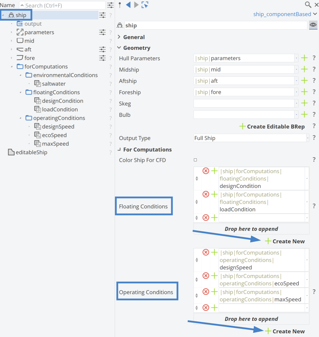 Ship Conditions GUI