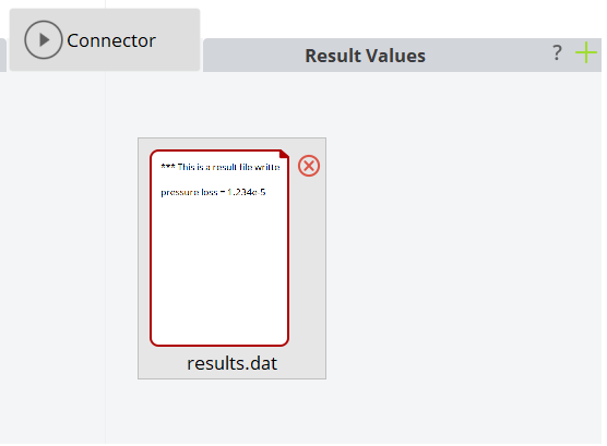 Software Connector Result Values
