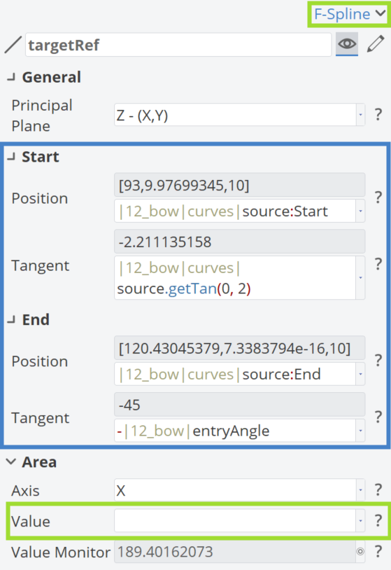 Define Reference for Target Curve Define Reference for Target Curve