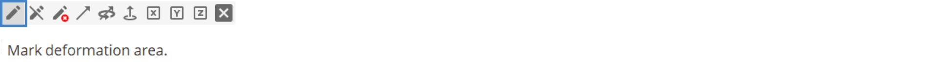 !mark deformation area