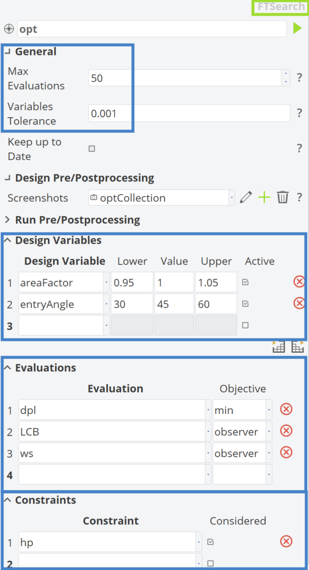Setup T-Search Algorithm Setup Tsearch Algorithm